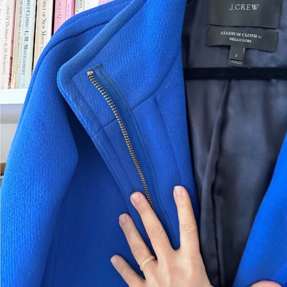 J.CREW STADIUM-CLOTH COCOON COAT, B2770 - Picture 5 of 7